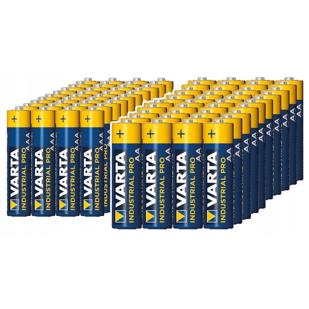 Alkáli elemek Varta Industrial AAA AA AA 80 darab