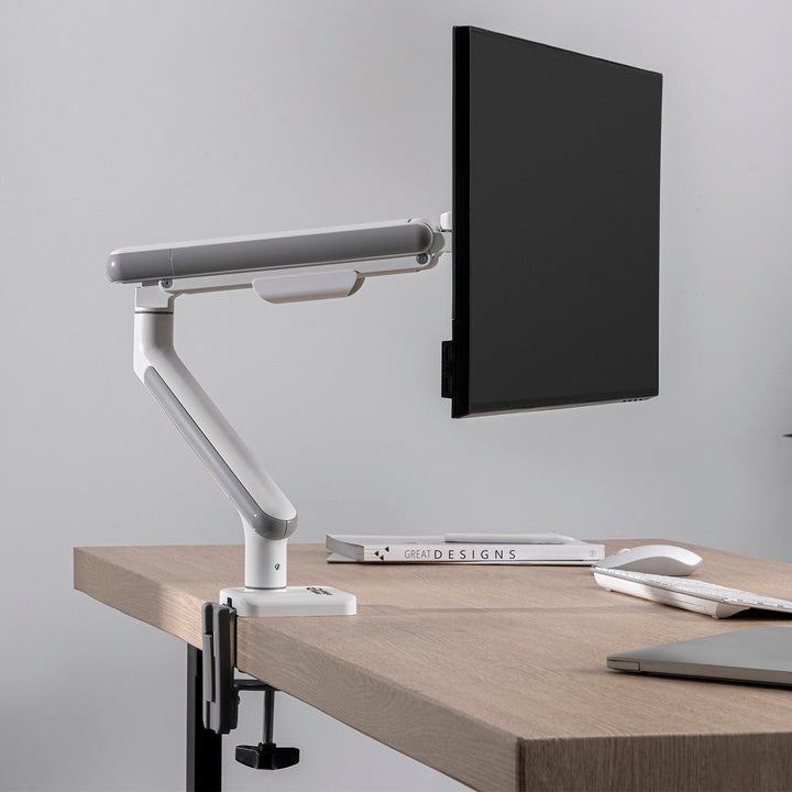 Ergo Office LCD monitor tartó, gázrugós, VESA 75x75 és 100x100, 17-32" 9kg, ER-751