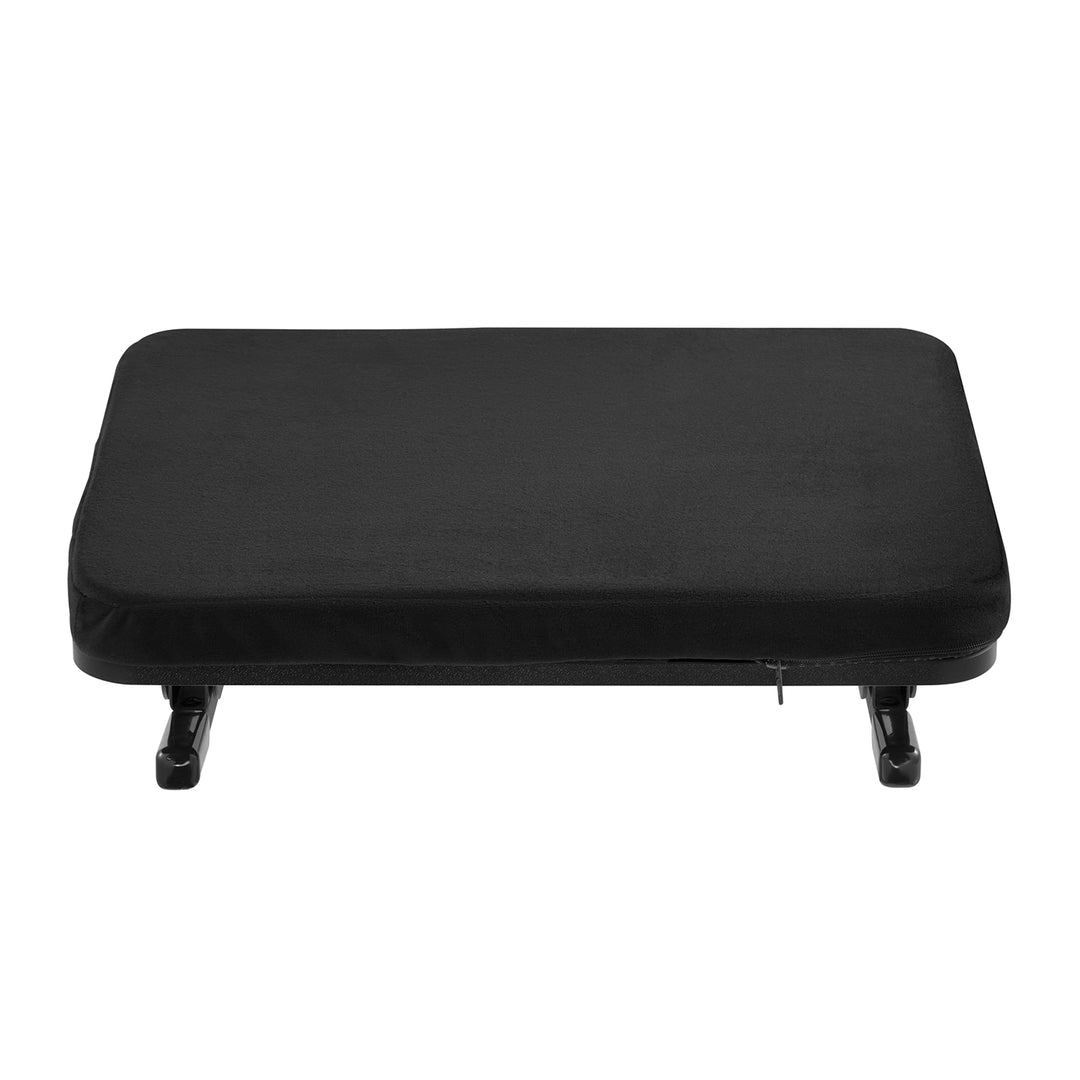 Maclean ergonomikus lábtartó, lábtámasz, fokozatmentesen állítható szög, kivehető párna, MC-460