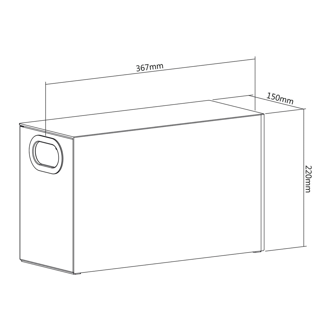 Maclean Dyson Airwrap Styler Styler Tote Organiser, 367x150x220mm, 8kg, MC-478