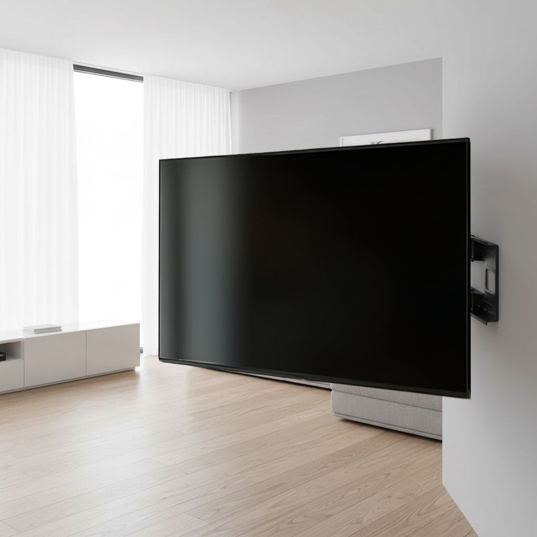 Economy TV tartó Maclean, max VESA900x600, 60-120", 120kg, fekete, MC-482