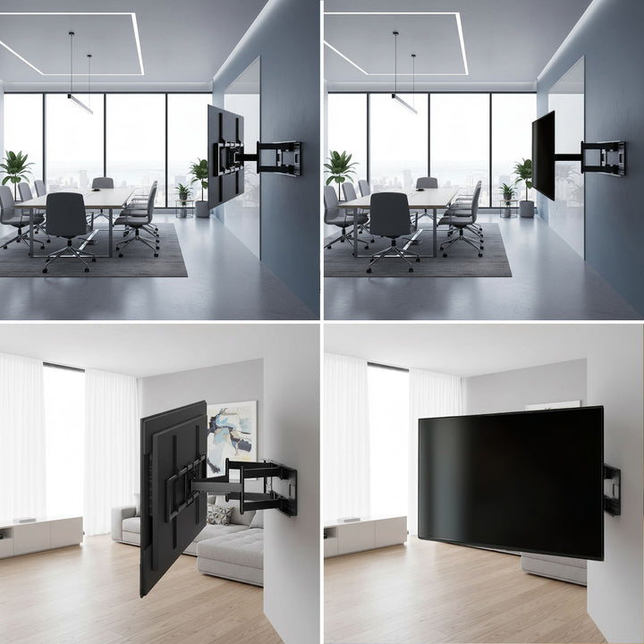 Economy TV tartó Maclean, max VESA900x600, 60-120", 120kg, fekete, MC-482