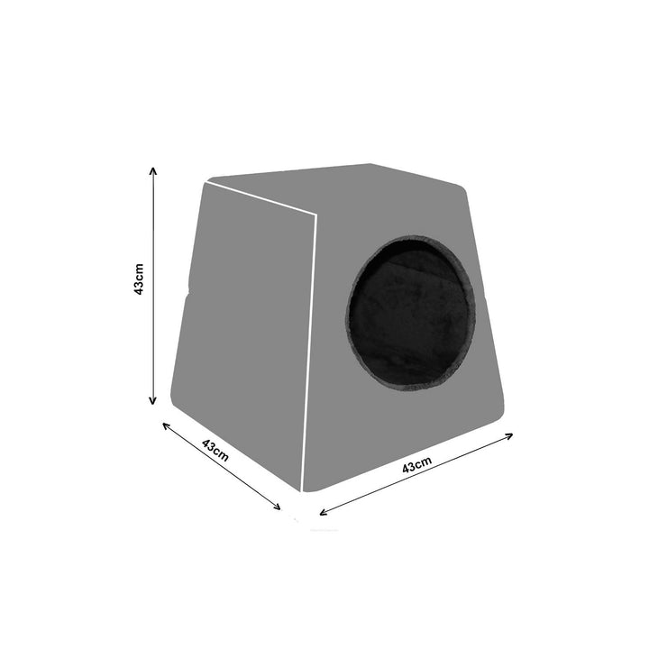 Univerzális 2 az 1-ben kutya/macska kennel - Alba méret M 43cmx43cm