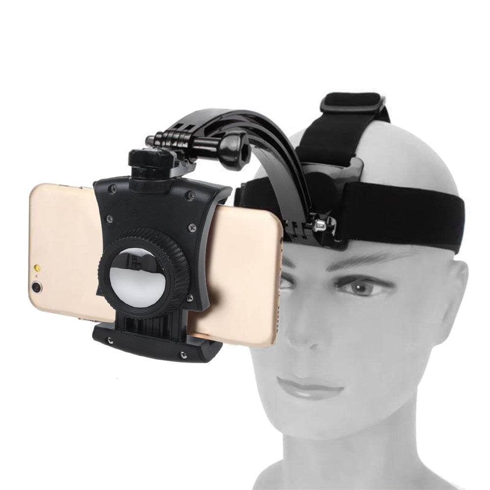 Maclean Sports fejpánt, forgatható, telefonhoz, fényképezőgéphez, GoPro és más kamerákhoz, univerzális fejpánttal, MC-447