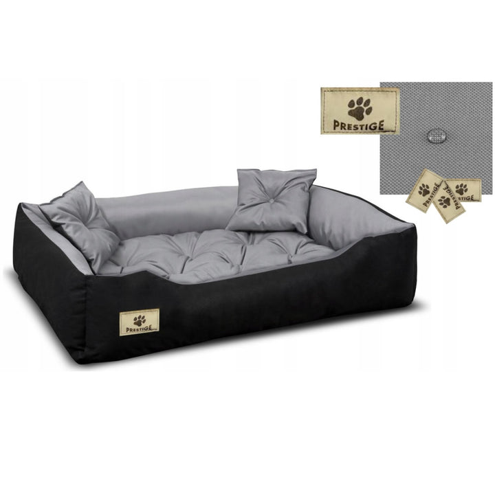 Prestige búvóhely kutyának, macskának 80x60 / 100x75 cm szürke-fekete