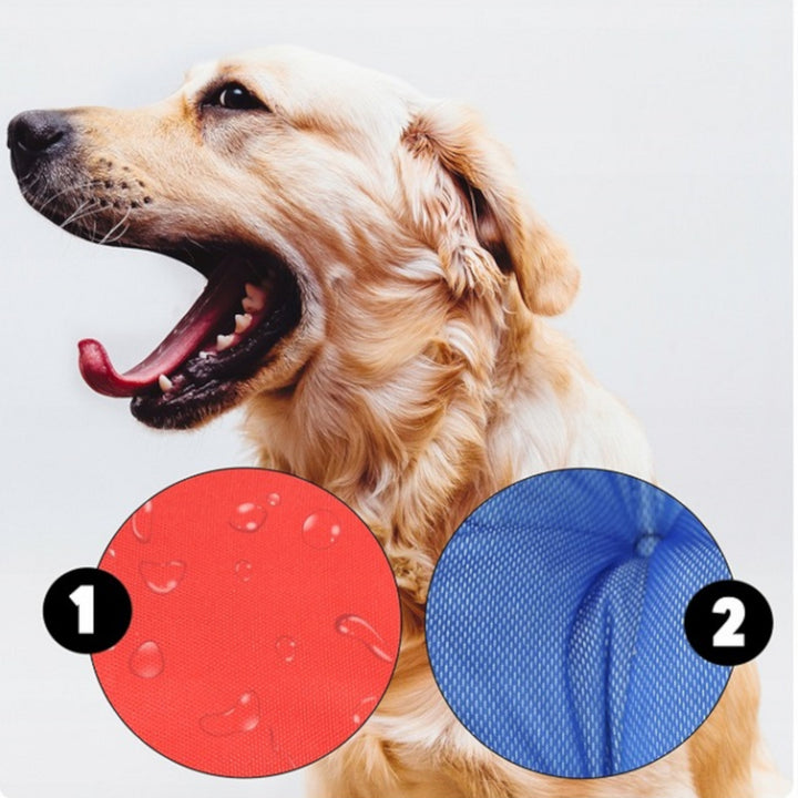 Mikroszálas kutya-, macskaágy 80x60 / 100x75 cm szürke-fekete szürkefekete