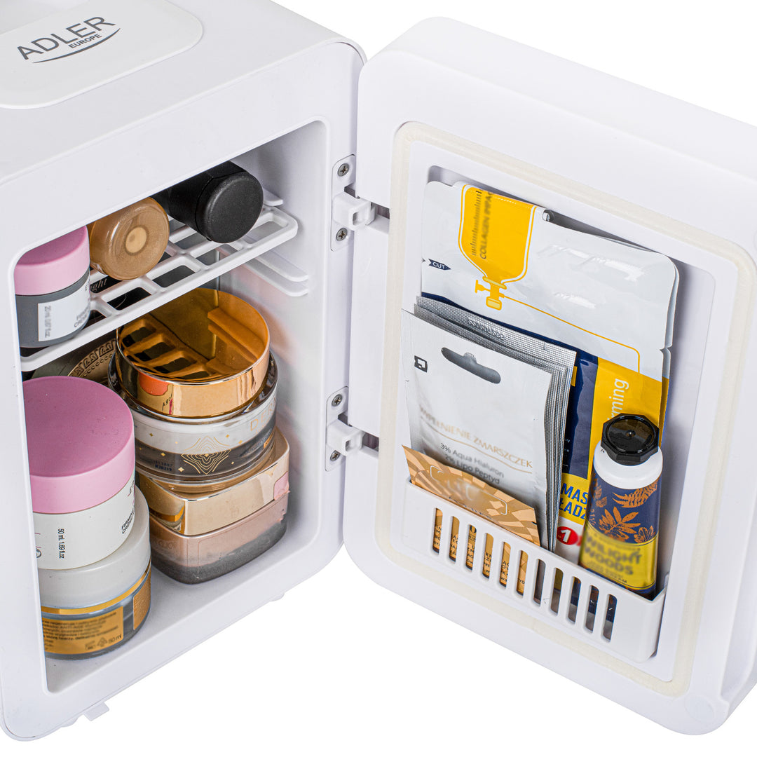 Hordozható mini hűtőszekrény tükörrel 4L Adler AD 8085 - hűt és fűt