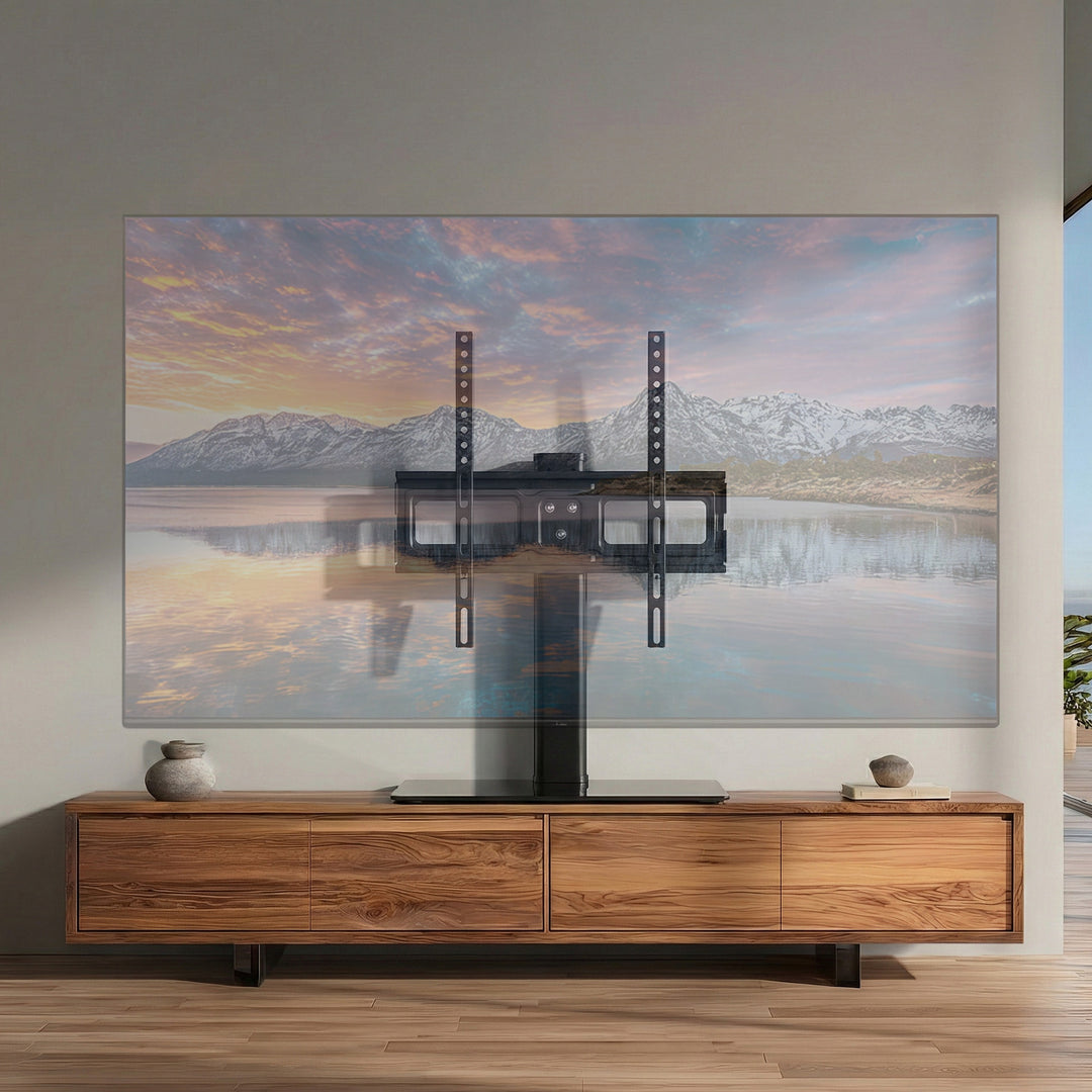 Univerzális TV állvány Maclean, RTV szekrényhez, állvány, max. 40kg, max. VESA 400x400, 32-65"-os TV-khez, MC-450