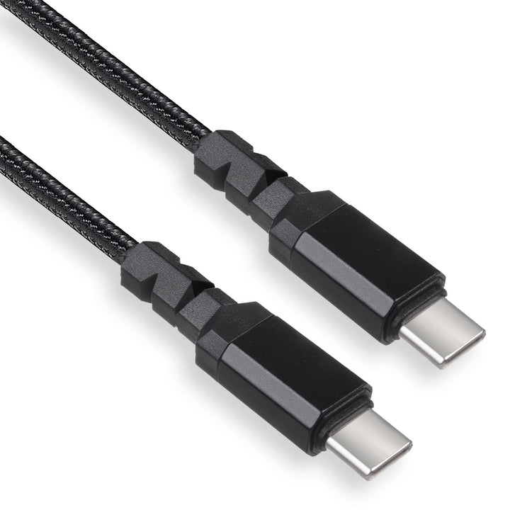 Kábel 2 x USB-C 15W Maclean, támogatja QC 3.0, adatátvitel, 3A, , fekete, hossza 1m, MCE493