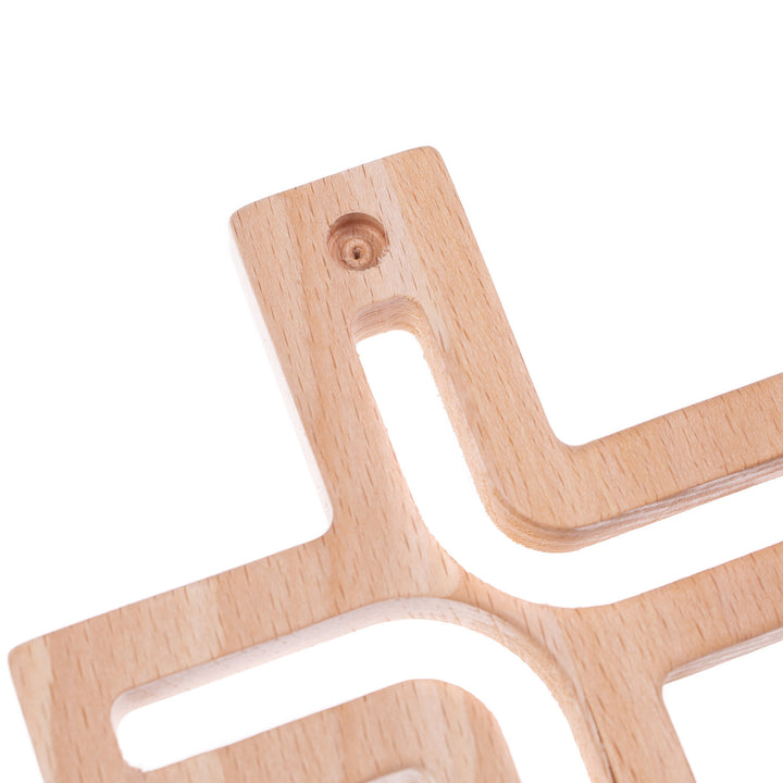 Fakereszt modern természetes 18x12x1.5 cm