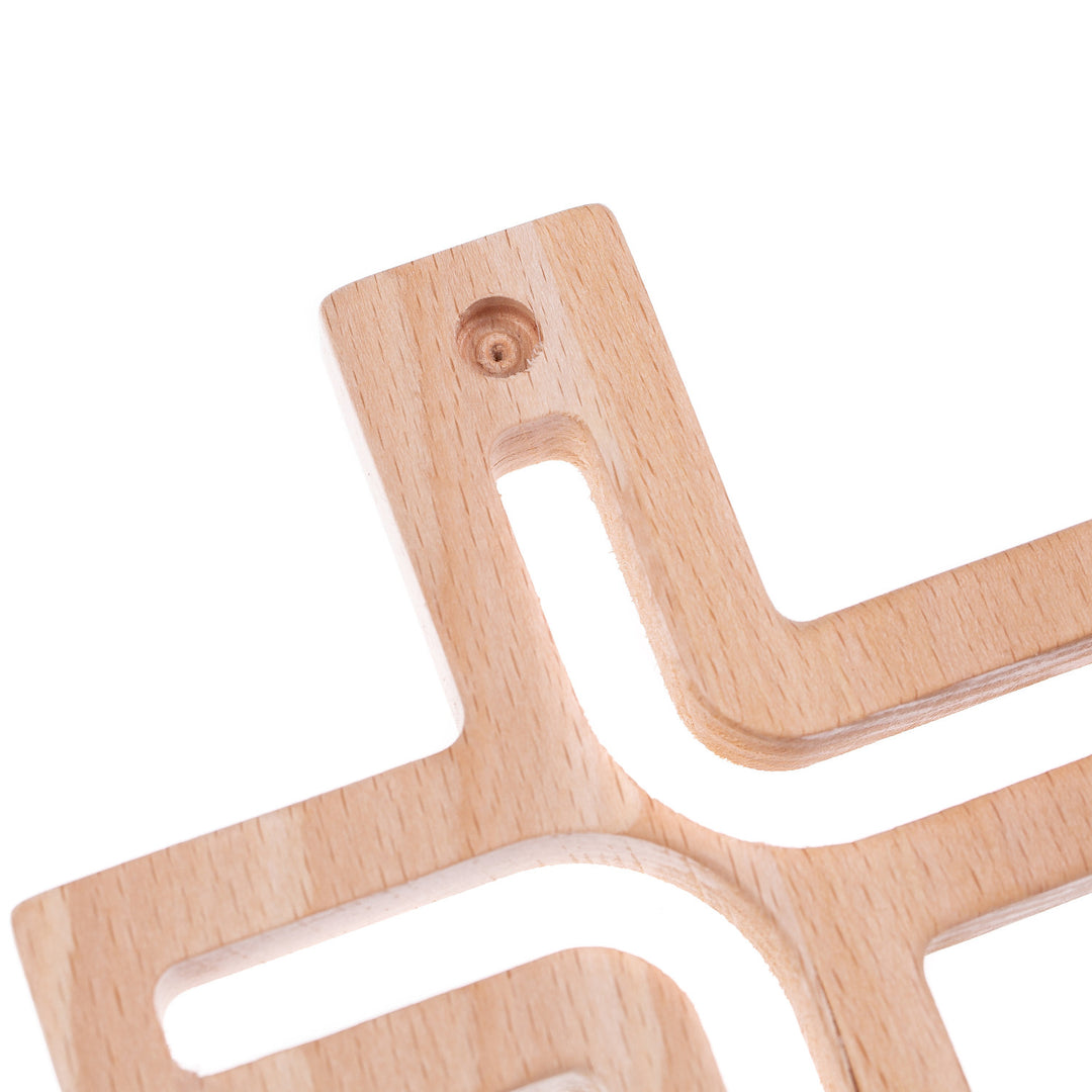 Fakereszt modern természetes 30x18x1.8 cm