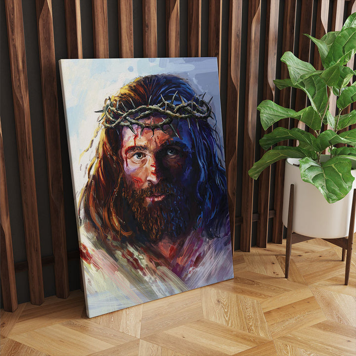 Vászonfestmény Jézus Krisztus a töviskoronában 40x60cm