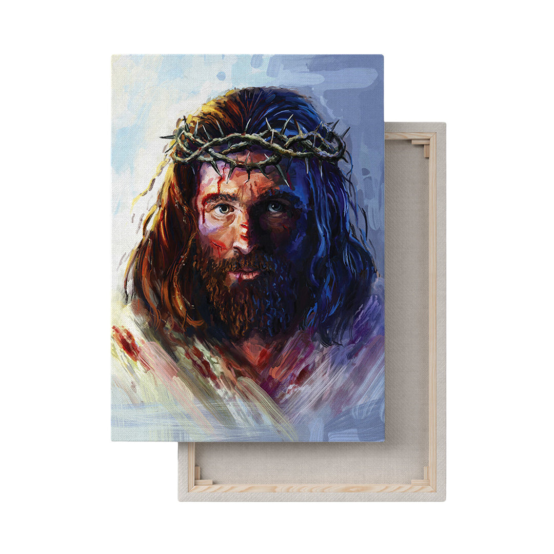 Vászonfestmény Jézus Krisztus a töviskoronában 40x60cm