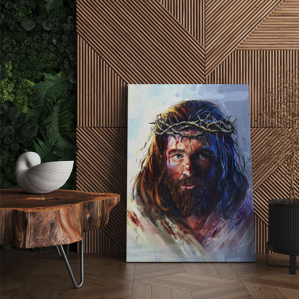 Vászonfestmény Jézus Krisztus a töviskoronában 50x70cm