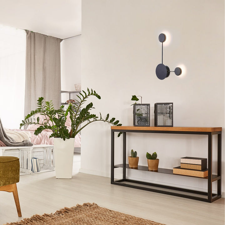 Amadeo LED 7W-os fekete 6258-as fali lámpa 4000 K színhőmérsékletű, 7W-os fekete színű Amadeo LED fali lámpával