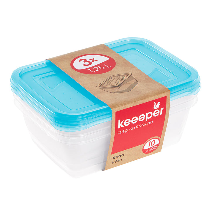 Keeeper Fredo Fresh 3 x 1.25l tartály szett 3067563200000