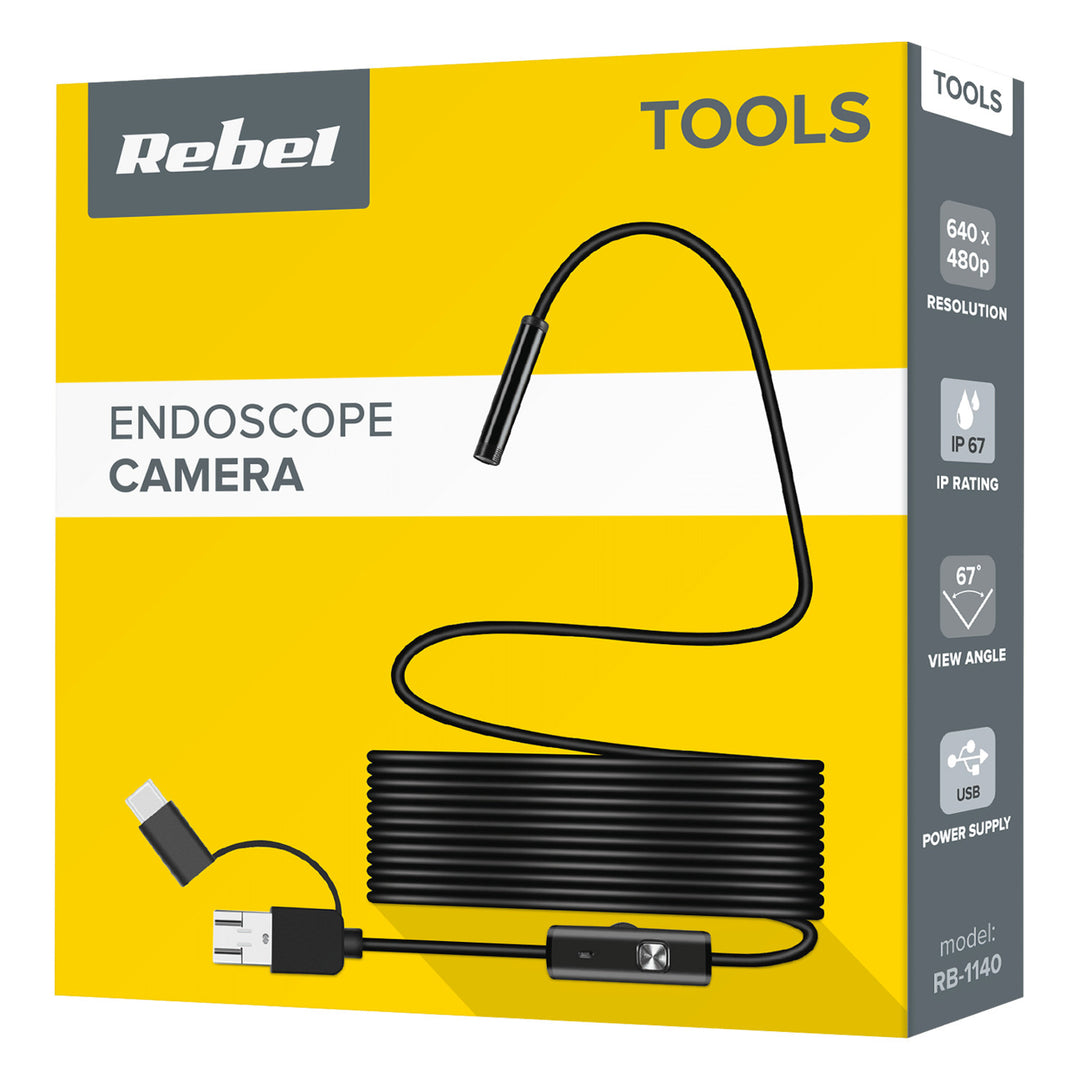 Felügyeleti kamera Rebel, 640 x 480p, IP67, 2m, RB-1140