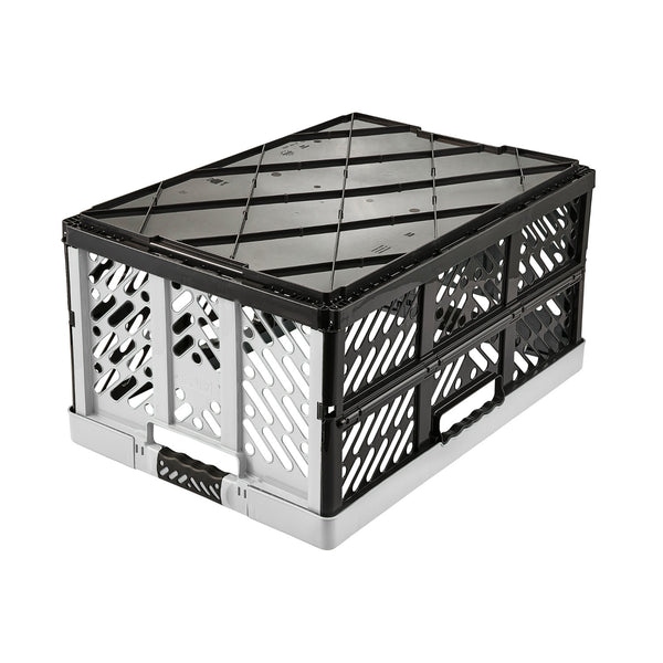 Műanyag összecsukható kosár light silver Keeeper 50 kg-ig