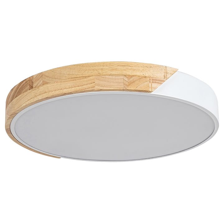 Rabalux Maple 3527 mennyezeti lámpa fehér matt 24W fém és fa