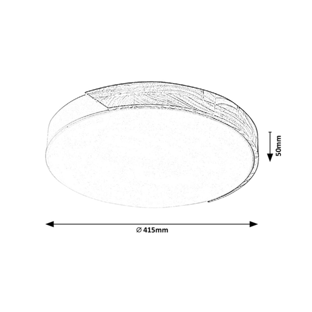 Rabalux Maple 3527 mennyezeti lámpa fehér matt 24W fém és fa
