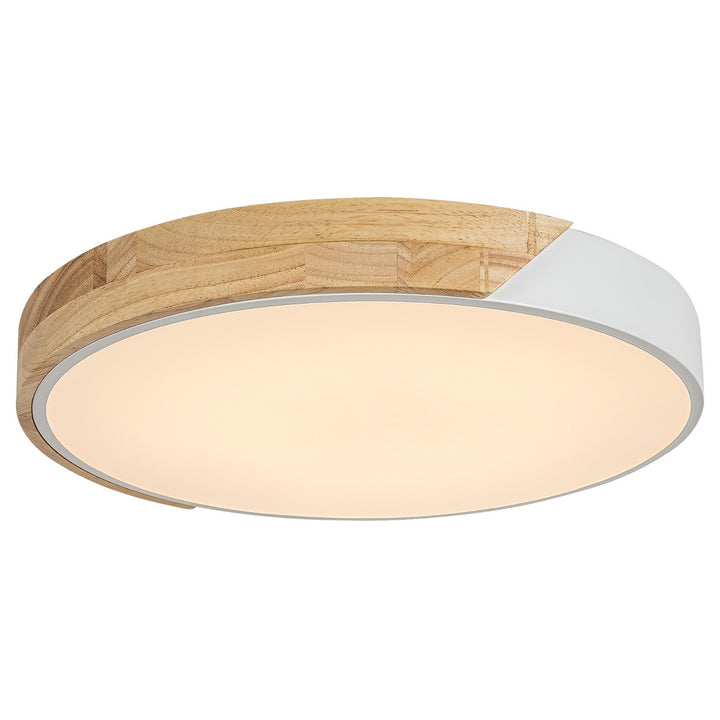 Rabalux Maple 3527 mennyezeti lámpa fehér matt 24W fém és fa