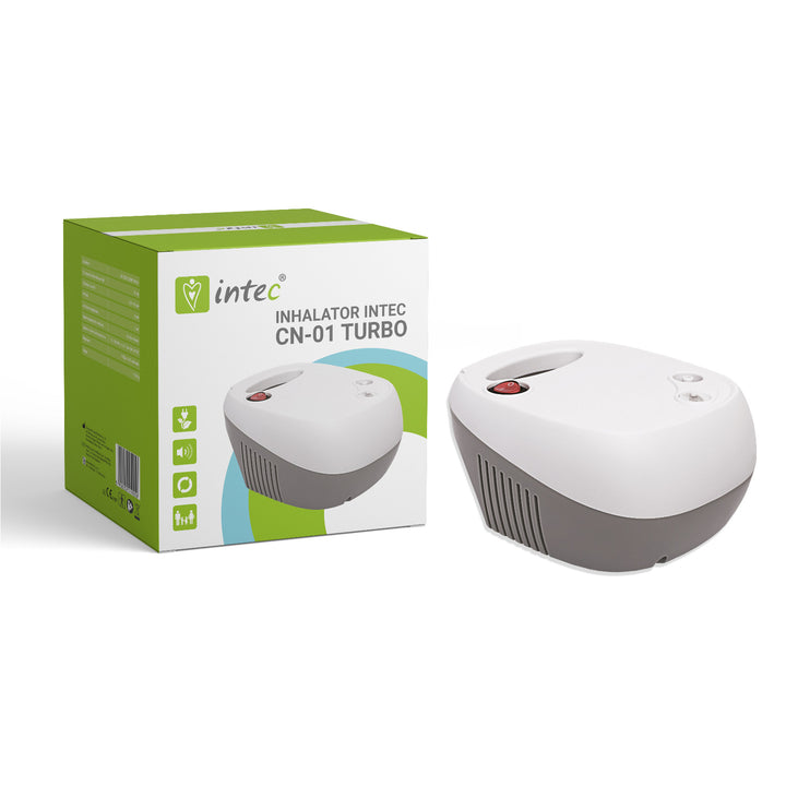 Intec CN-01 turbó kompresszoros dugattyús inhalátor kompakt méretben