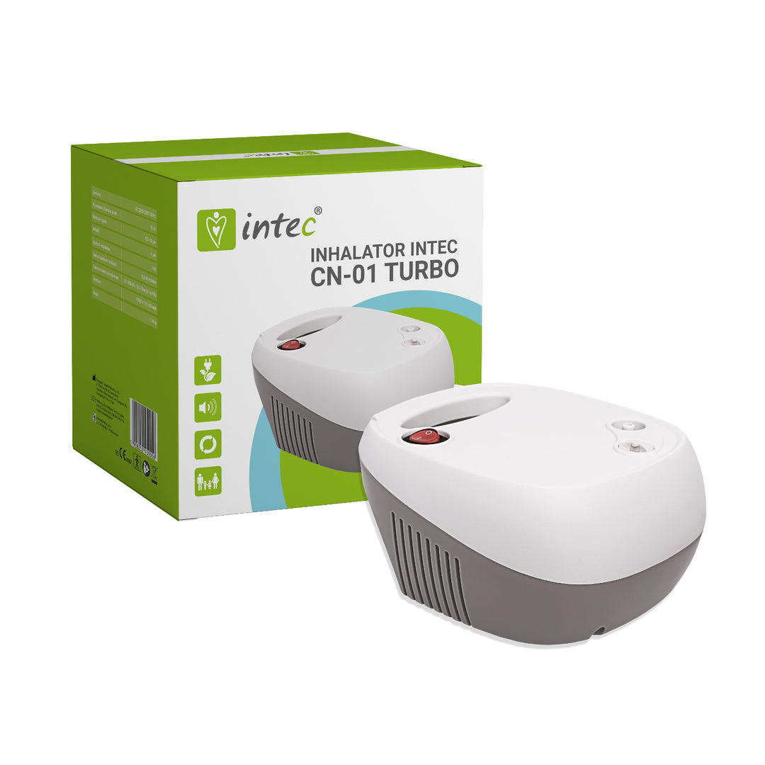 Intec CN-01 turbó kompresszoros dugattyús inhalátor kompakt méretben