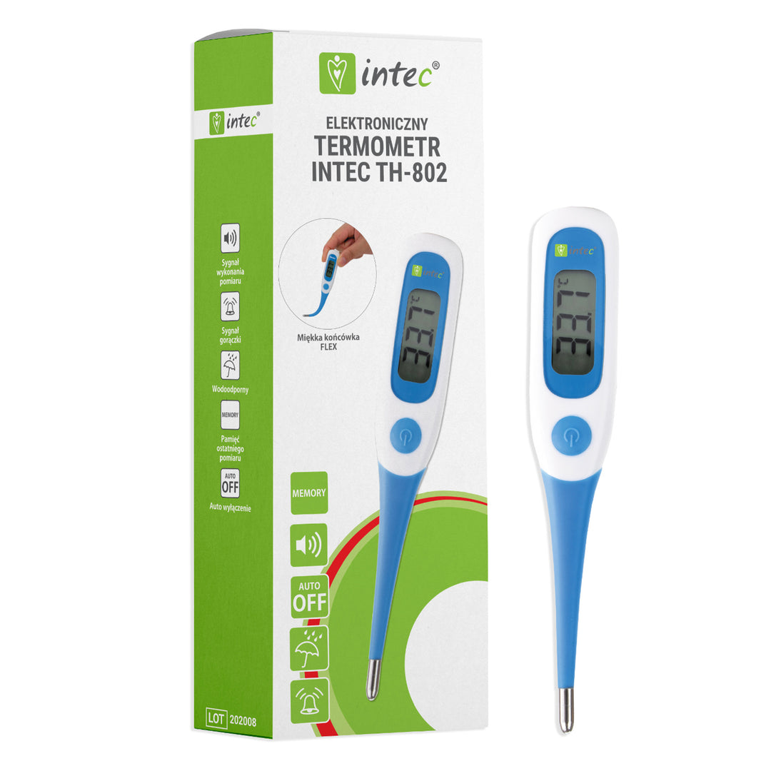 Intec TH-802 elektronikus hőmérő hajlékony hegyével
