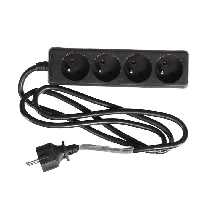 HQ Power strip, 4 aljzat, 1,5m, 3680W, EB4STBNHQ