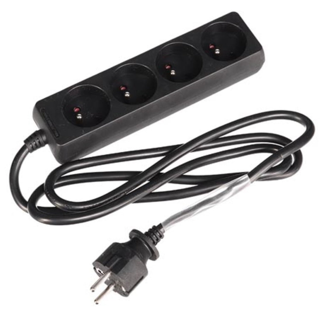 HQ Power strip, 4 aljzat, 1,5m, 3680W, EB4STBNHQ