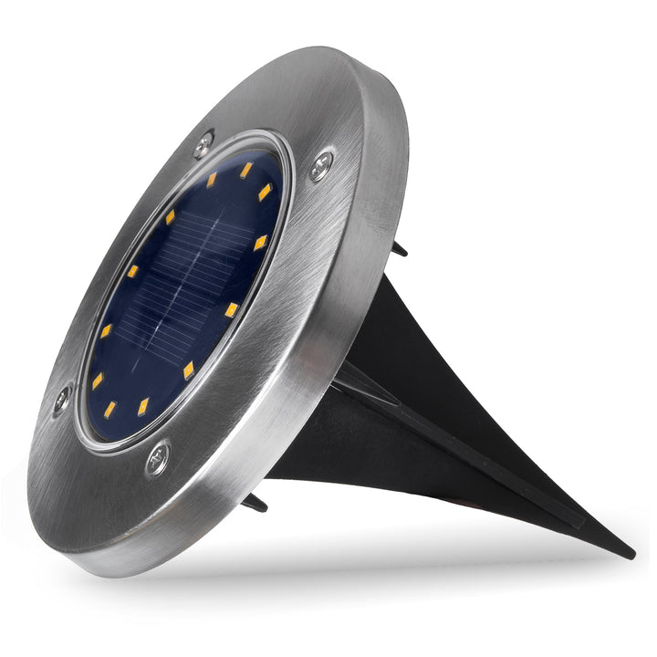 12x Maclean IP44 napelemes LED földi lámpa, 12 LED SMD, 4000K, Ni-MH 600 mAh, 0.7W, MCE318