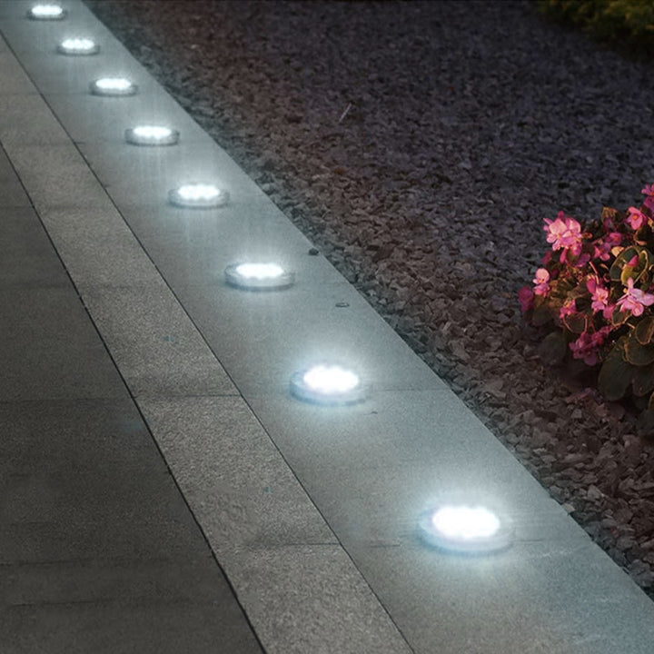 12x Maclean IP44 napelemes LED földi lámpa, 12 LED SMD, 4000K, Ni-MH 600 mAh, 0.7W, MCE318