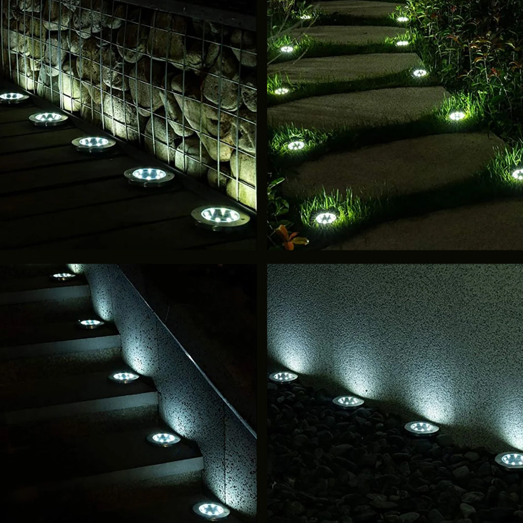 12x Maclean IP44 napelemes LED földi lámpa, 12 LED SMD, 4000K, Ni-MH 600 mAh, 0.7W, MCE318