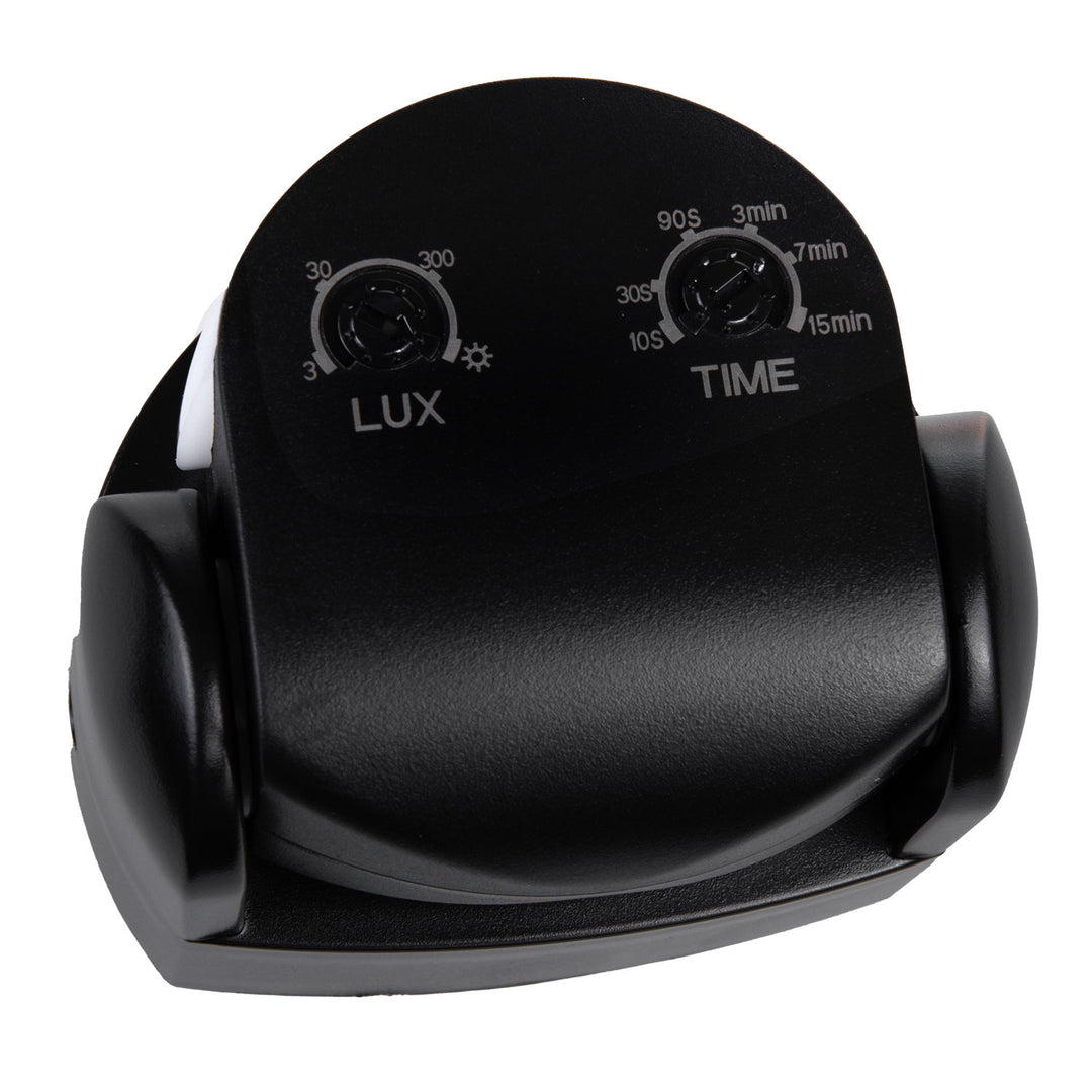 Maclean PIR mozgásérzékelő, infravörös, IP65, fekete, hatótávolság 12m, max. terhelés 600/1200W, MCE468 B