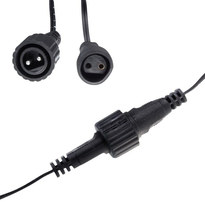 Napkollektoros kerti füzér LED 2in1 Maclean, IP44, 3W, 10lm, 3000K, újratölthető akkumulátor 2*600 mAh, 5V DC, 7m, MCE424