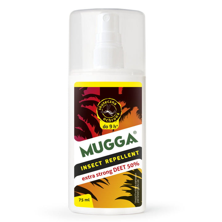 2x Mugga Spray 50% Deet rovarriasztó 75ml