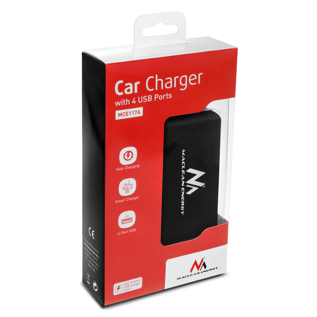 Maclean autógyújtó aljzat elosztó, voltmérő, 120W