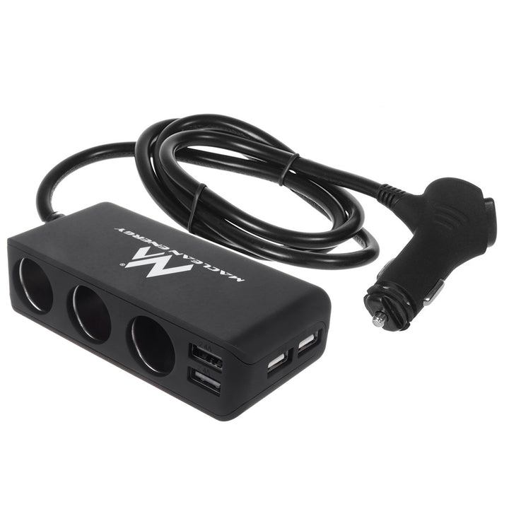 Maclean autógyújtó aljzat elosztó, voltmérő, 120W