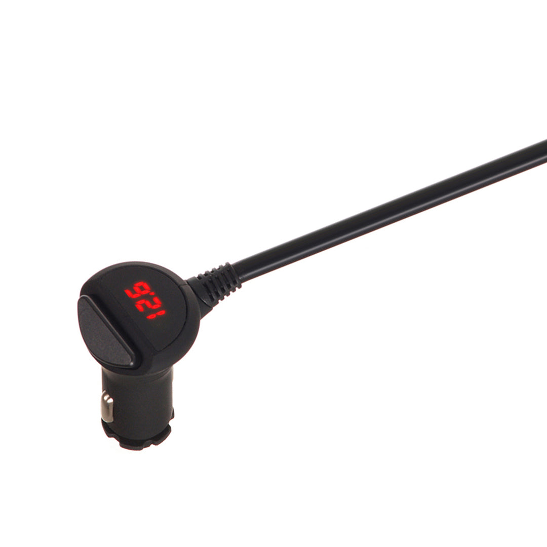 Maclean autógyújtó aljzat elosztó, voltmérő, 120W