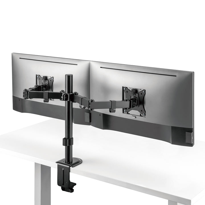 Maclean asztali tartó 2 monitorhoz, VESA 75x75 és 100x100, 17-32", 2x 9kg, MC-754N