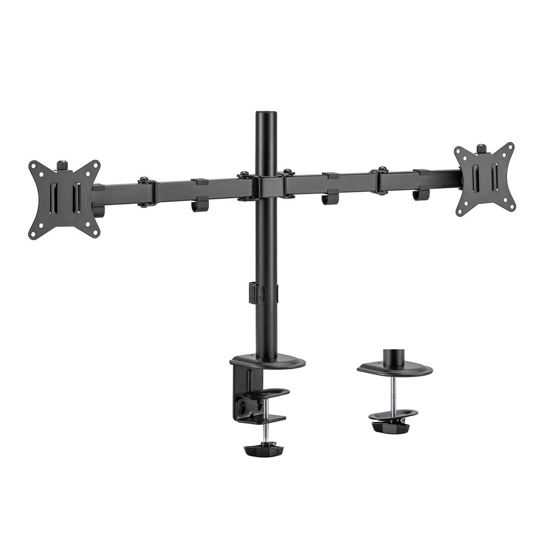 Maclean asztali tartó 2 monitorhoz, VESA 75x75 és 100x100, 17-32", 2x 9kg, MC-754N