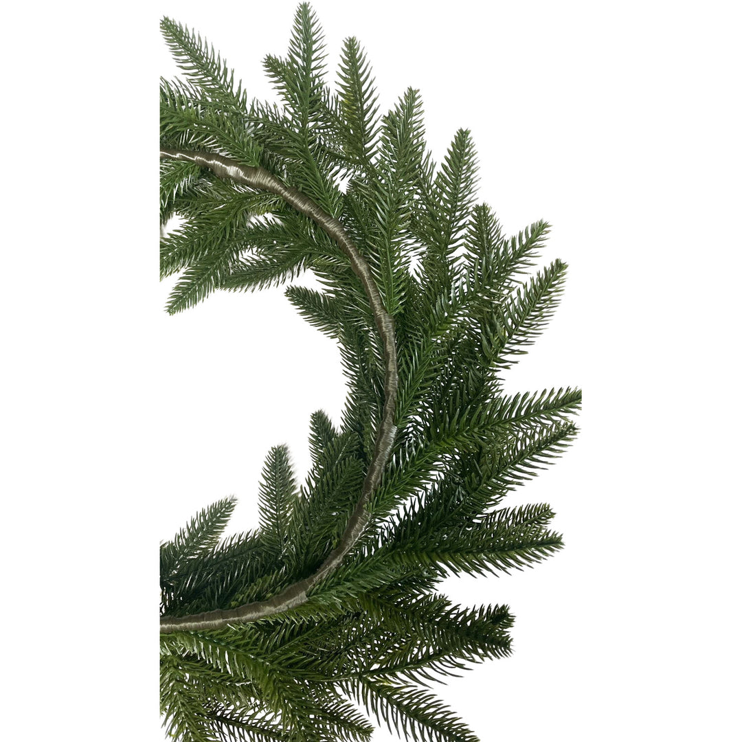 Karácsonyi koszorú, Classic, zöld, 50 cm, 50 cm