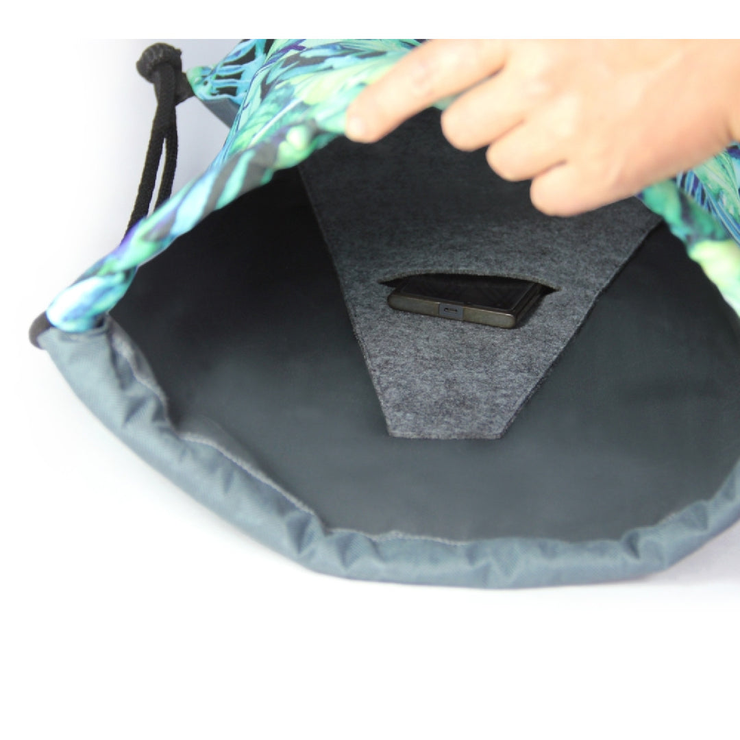 Bertoni hátizsák, színes nyomtatás, vízálló, Miau minta, EE0035