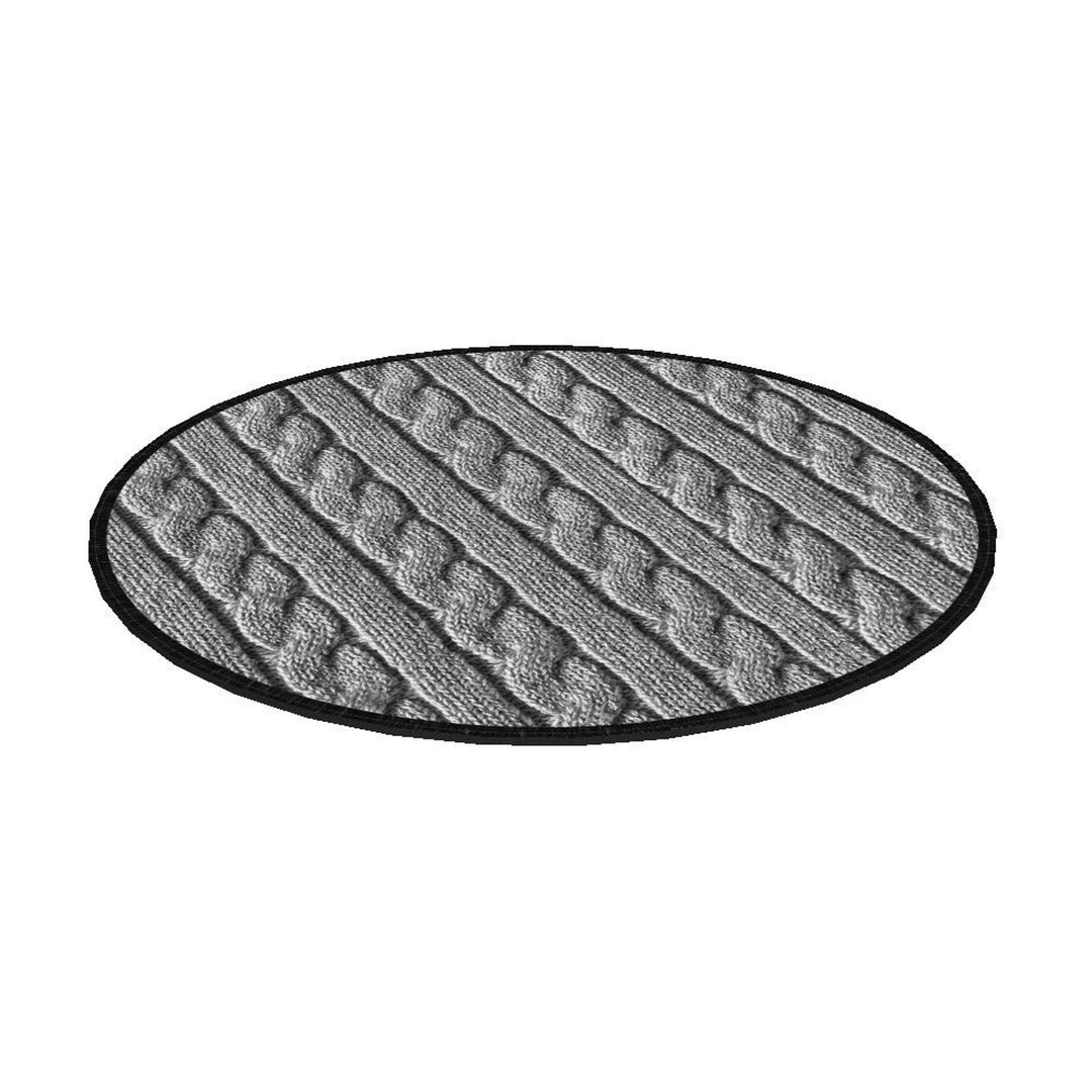 Bertoni székpárna, dekoratív, filc, 35 cm, kockás, EE0064