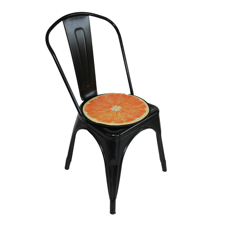 Bertoni székpárna, dekoratív, filc, 35 cm, narancssárga, EE0066