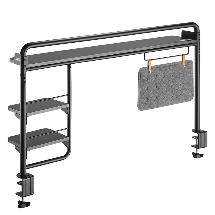 Ergo Office asztali polc, felcsíptethető, 20 kg-ig, fekete, ER-452