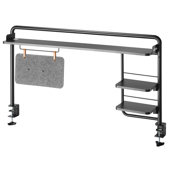 Ergo Office asztali polc, felcsíptethető, 20 kg-ig, fekete, ER-452