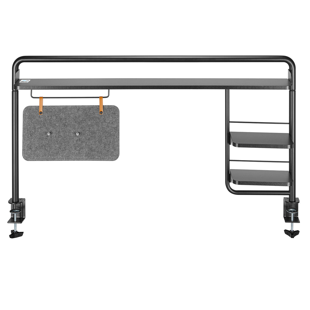 Ergo Office asztali polc, felcsíptethető, 20 kg-ig, fekete, ER-452