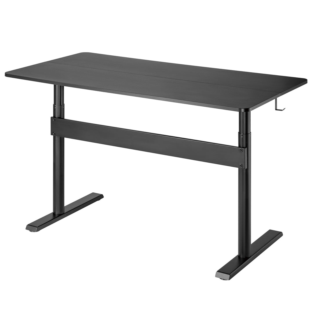 Íróasztal 140x68cm-es asztallappal Ergo Office, gázrugós, állítható magasságú, álló és ülő munkához, max. magasság 115cm, ER-453