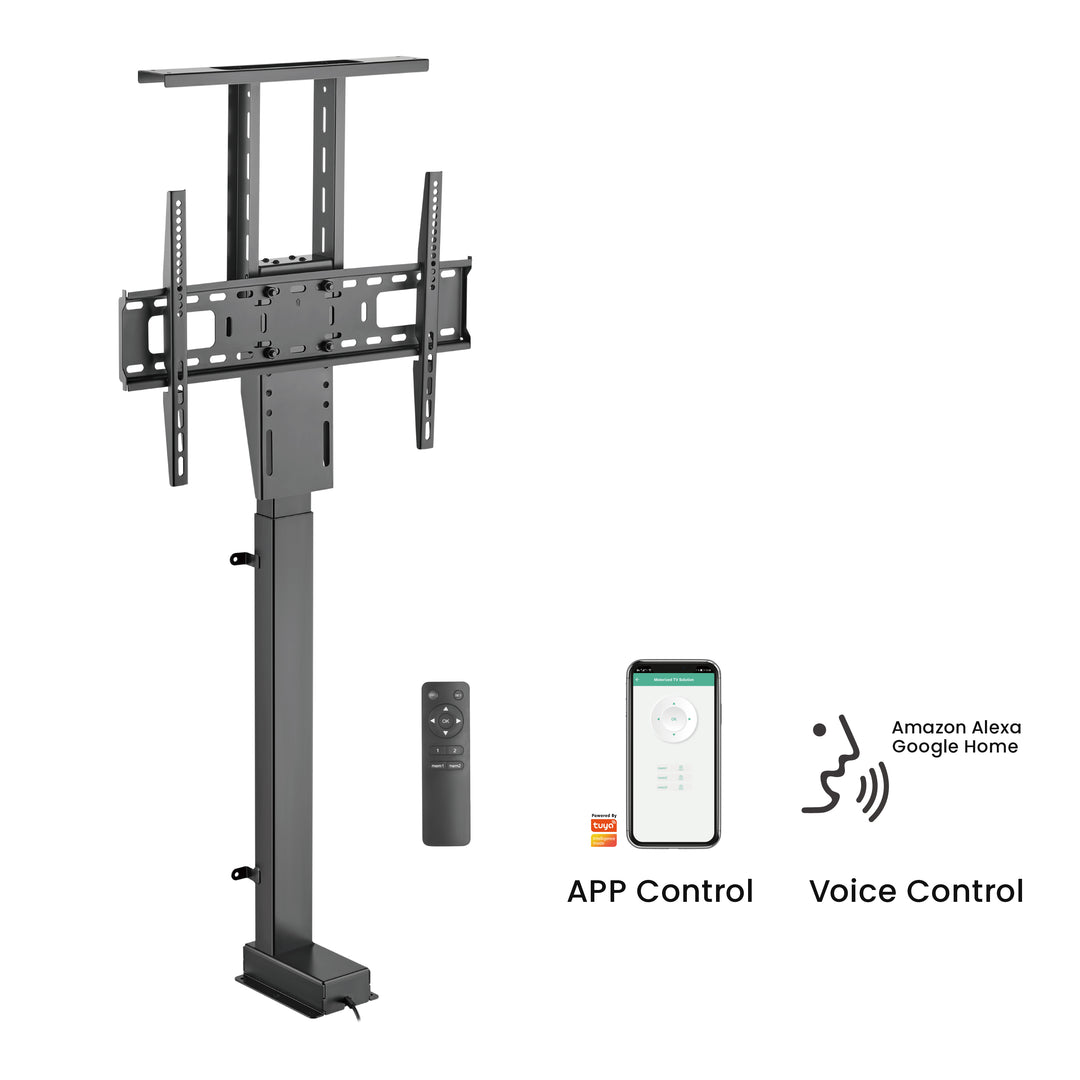 Elektromos kihúzható tartó Maclean, TUYA, 37''-80''', VESA 600x400, max 60kg, MC-866T